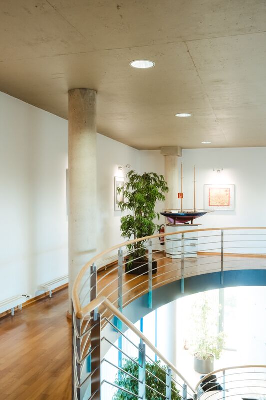 Offene Galerie im Obergeschoss der Kanzlei